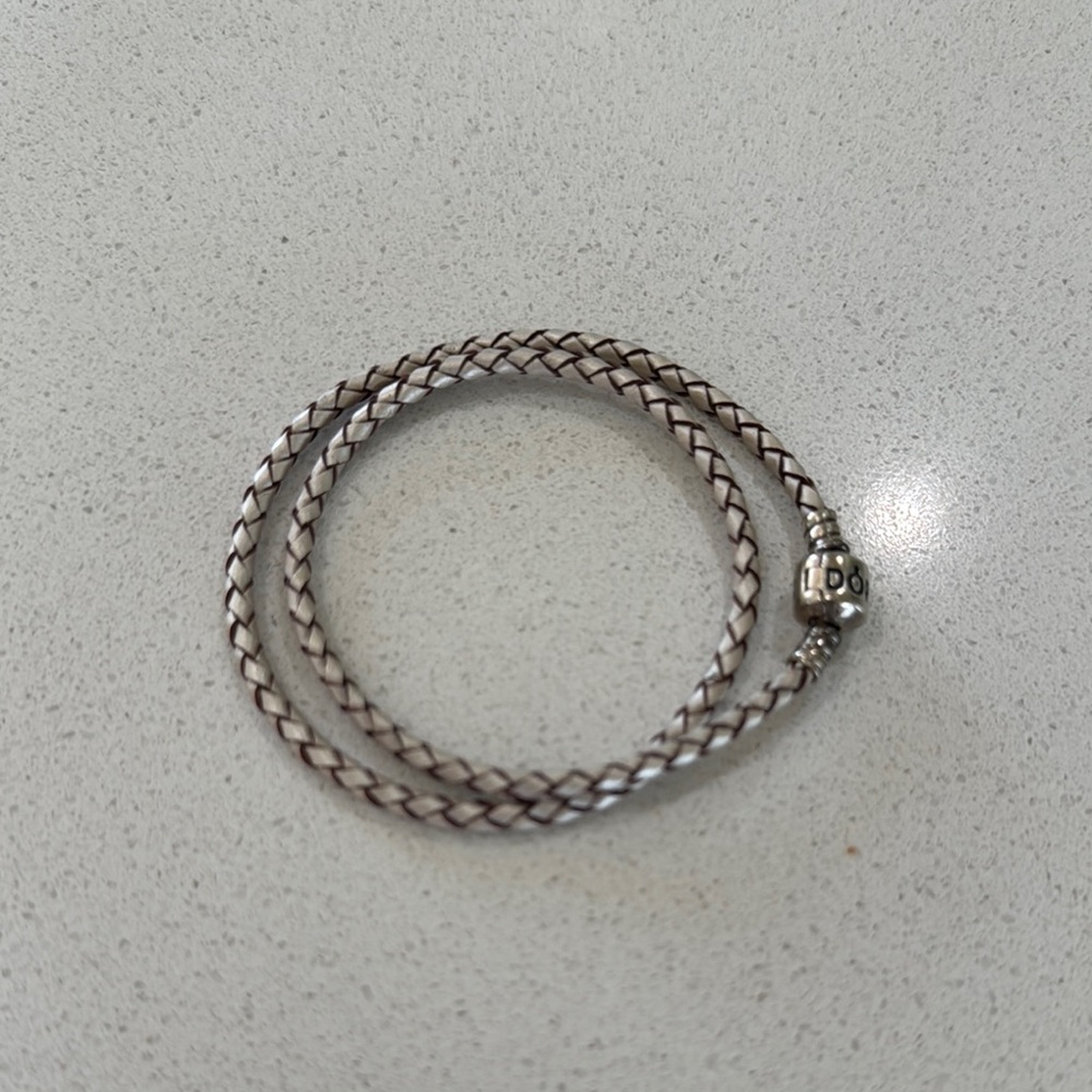 Pandora Rosy Braided Bracelet with Clasp